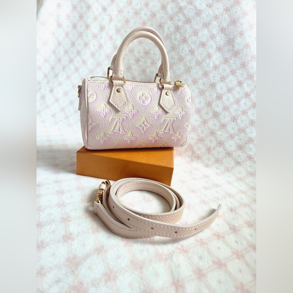 Louis Vuitton Nano Speedy Summer Stardust M81508 – Light Pink, Empreinte - Picture 1 of 14